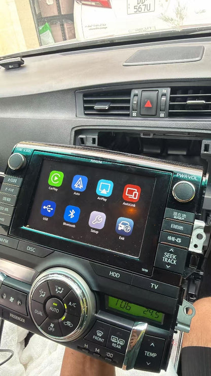 Toyota GRX series Factory Head Units Wireless Apple CarPlay & Android Auto Integration kits - CrownFocus
