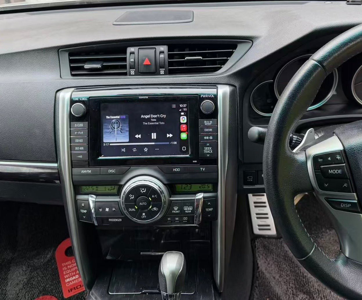 Toyota GRX series Factory Head Units Wireless Apple CarPlay & Android Auto Integration kits - CrownFocus