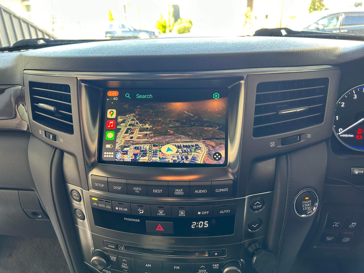 2006-2012 Lexus LX570 wireless Apple CarPlay & Android Auto integration Kits - CrownFocus