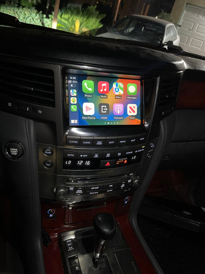 2006-2012 Lexus LX570 wireless Apple CarPlay & Android Auto integration Kits - CrownFocus