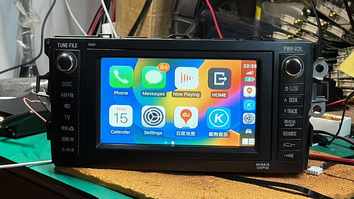 2006-2012 Toyota Blade Factory head units Wireless Apple CarPlay & Android Auto Integration Kits - CrownFocus