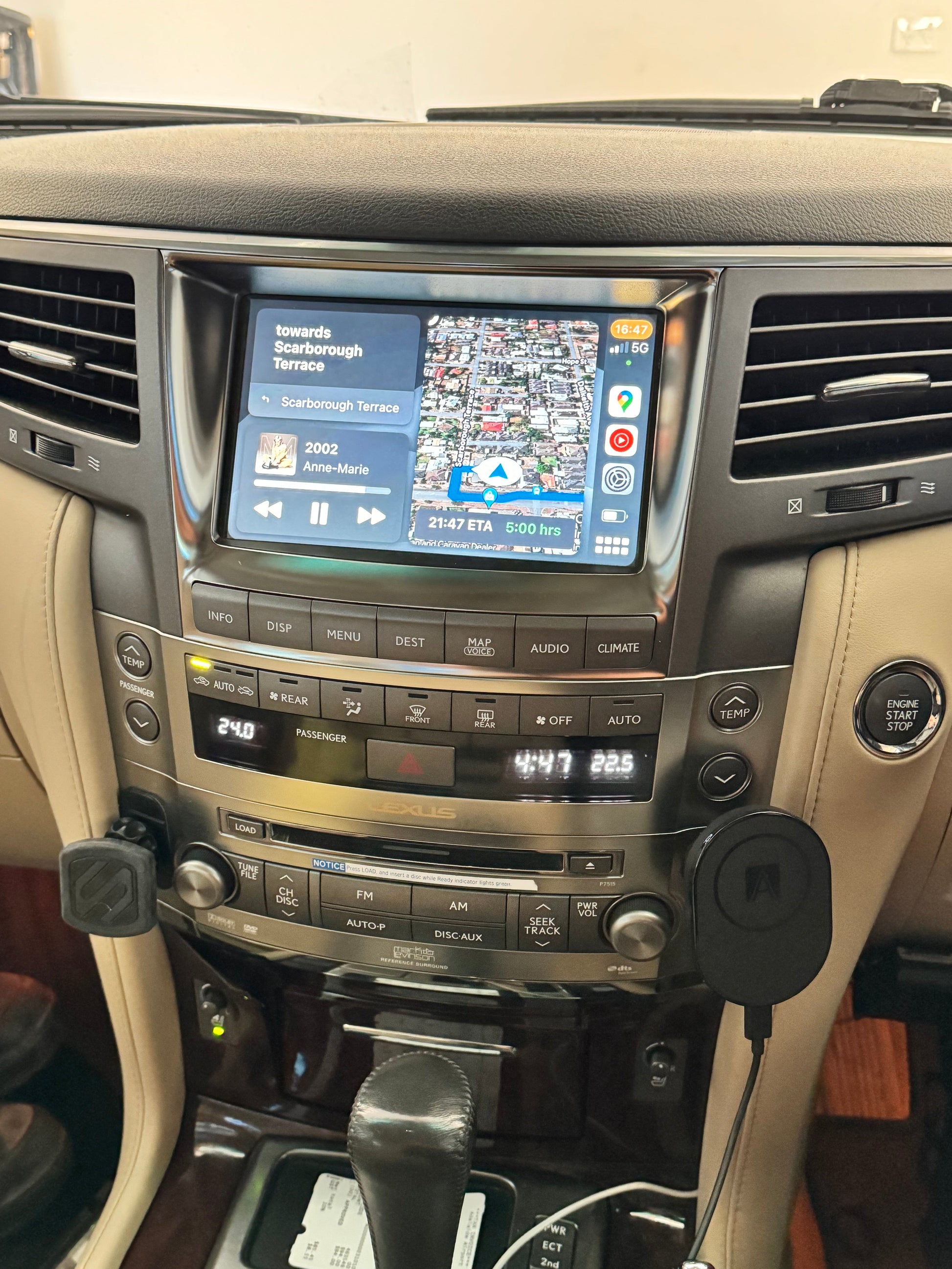 2006-2015 Lexus LX570 OEM Head Units wireless Apple CarPlay & Android Auto integration Kits - CrownFocus