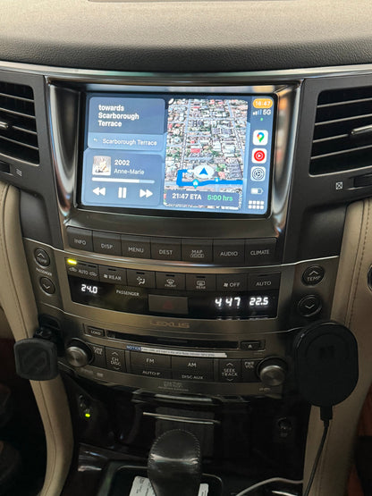 2006-2015 Lexus LX570 OEM Head Units wireless Apple CarPlay & Android Auto integration Kits - CrownFocus