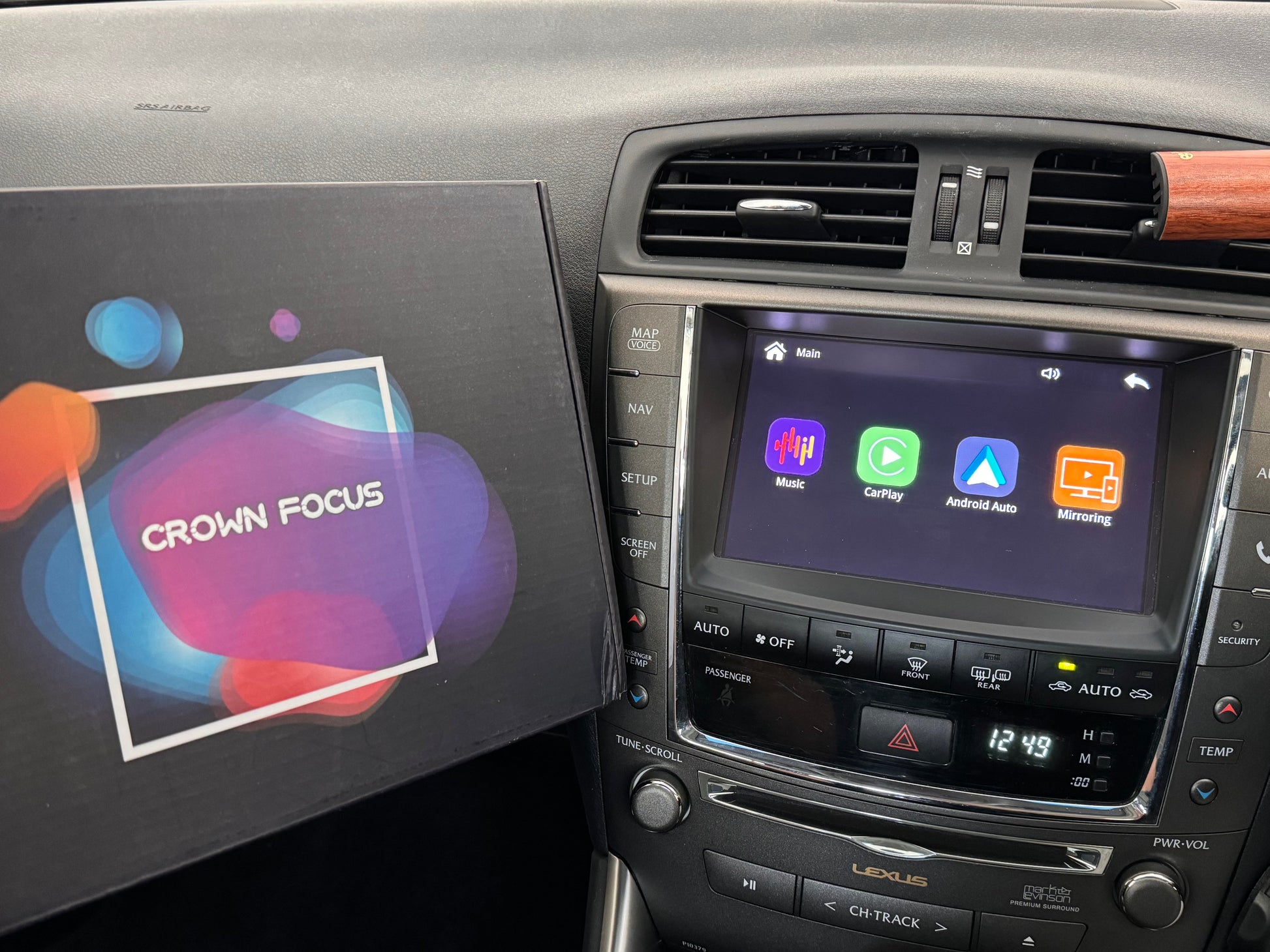 2012-2013 Lexus IS-C/X Factory Head Units Wireless Apple CarPlay & Android Auto - CrownFocus