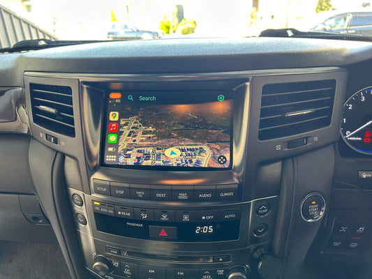 2013-2015 Lexus LX570 wireless Apple CarPlay & Android Auto integration Kits - CrownFocus