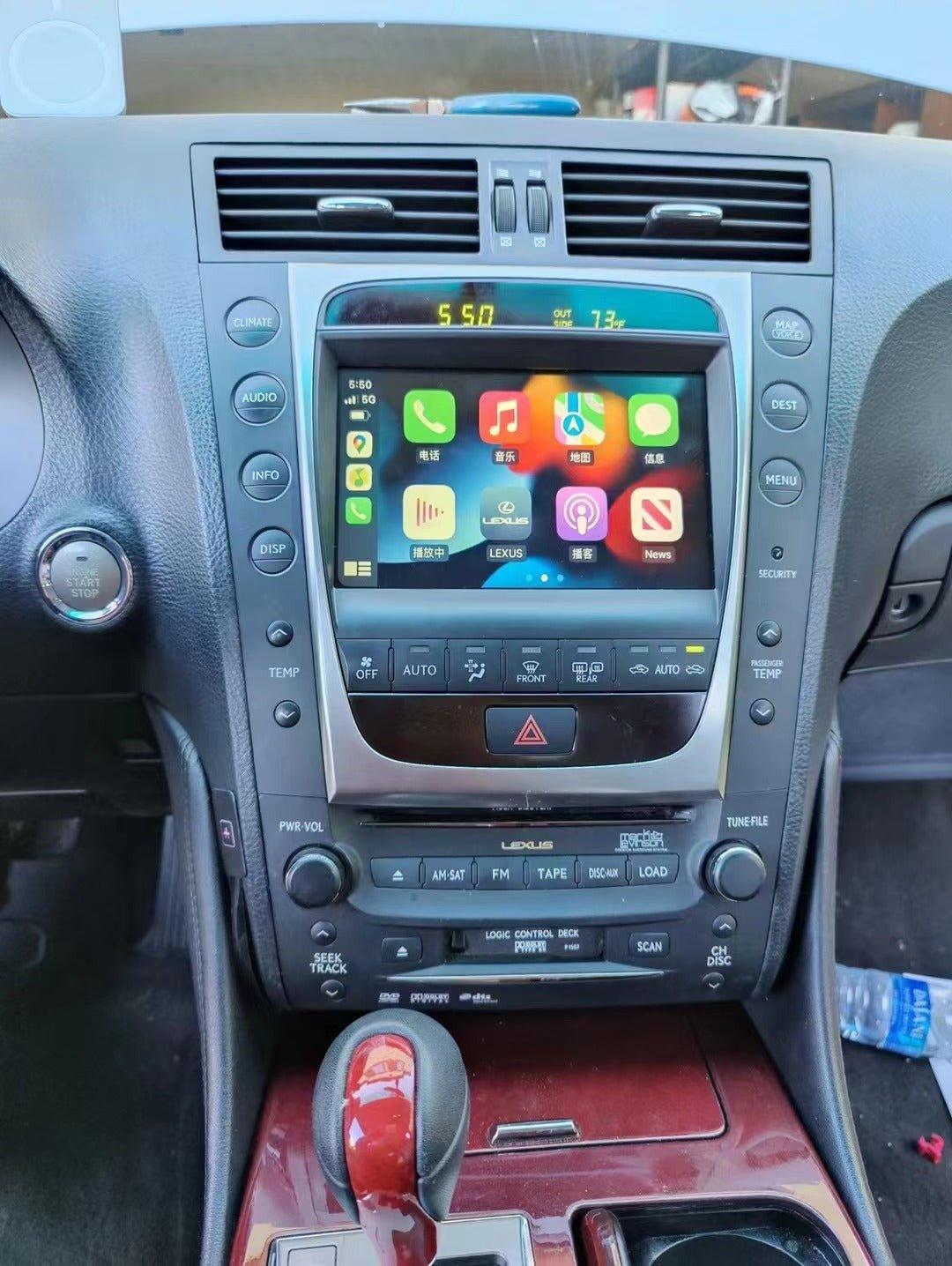 CrownFocus 2005-2012 Lexus GS Factory Screen Wireless Apple CarPlay & Android Auto Integration Kits - CrownFocus