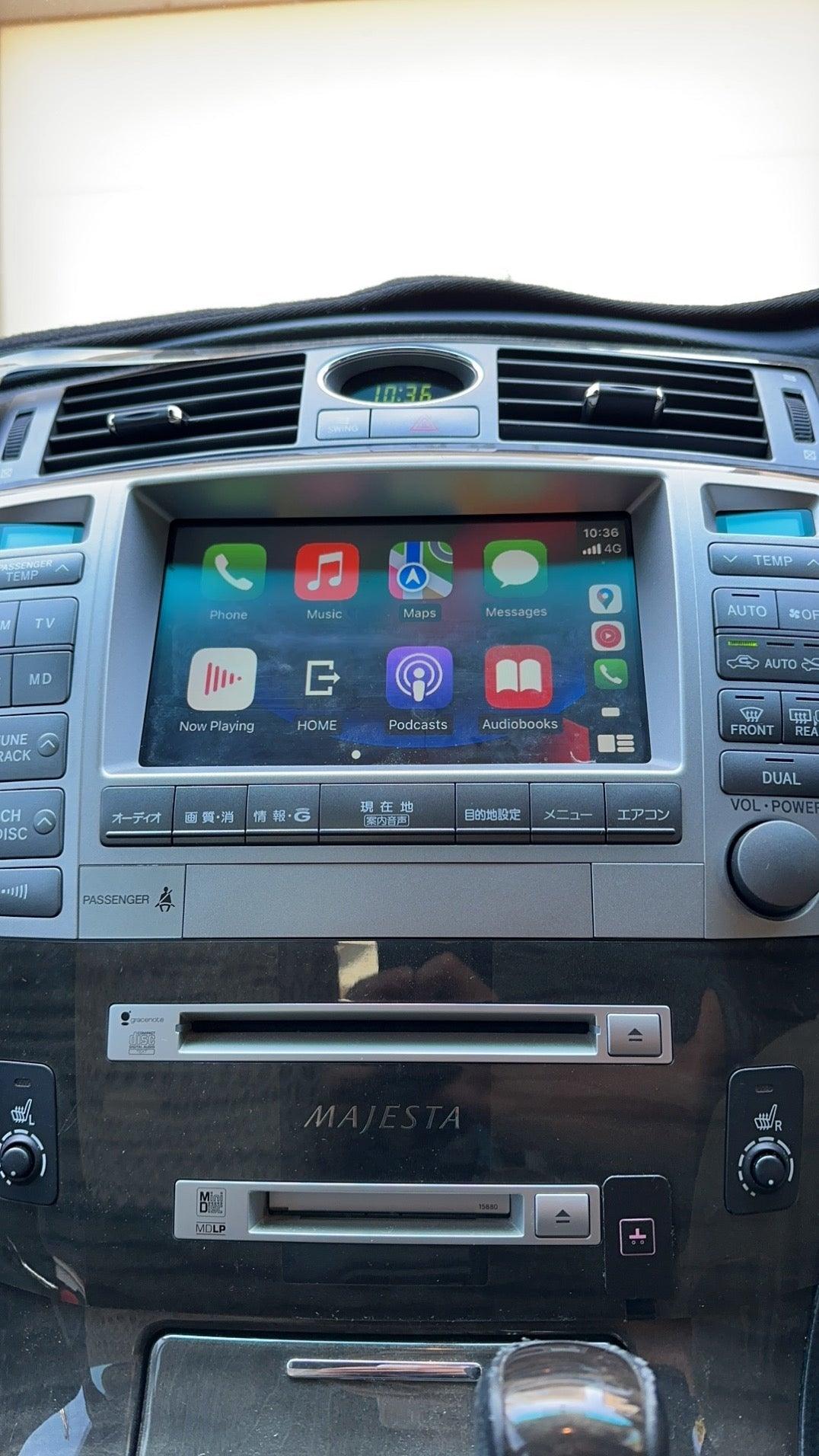 CrownFocus 2006-2007 Toyota Crown Majesta UZS186s2 wireless Apple CarPlay Integration kits - CrownFocus