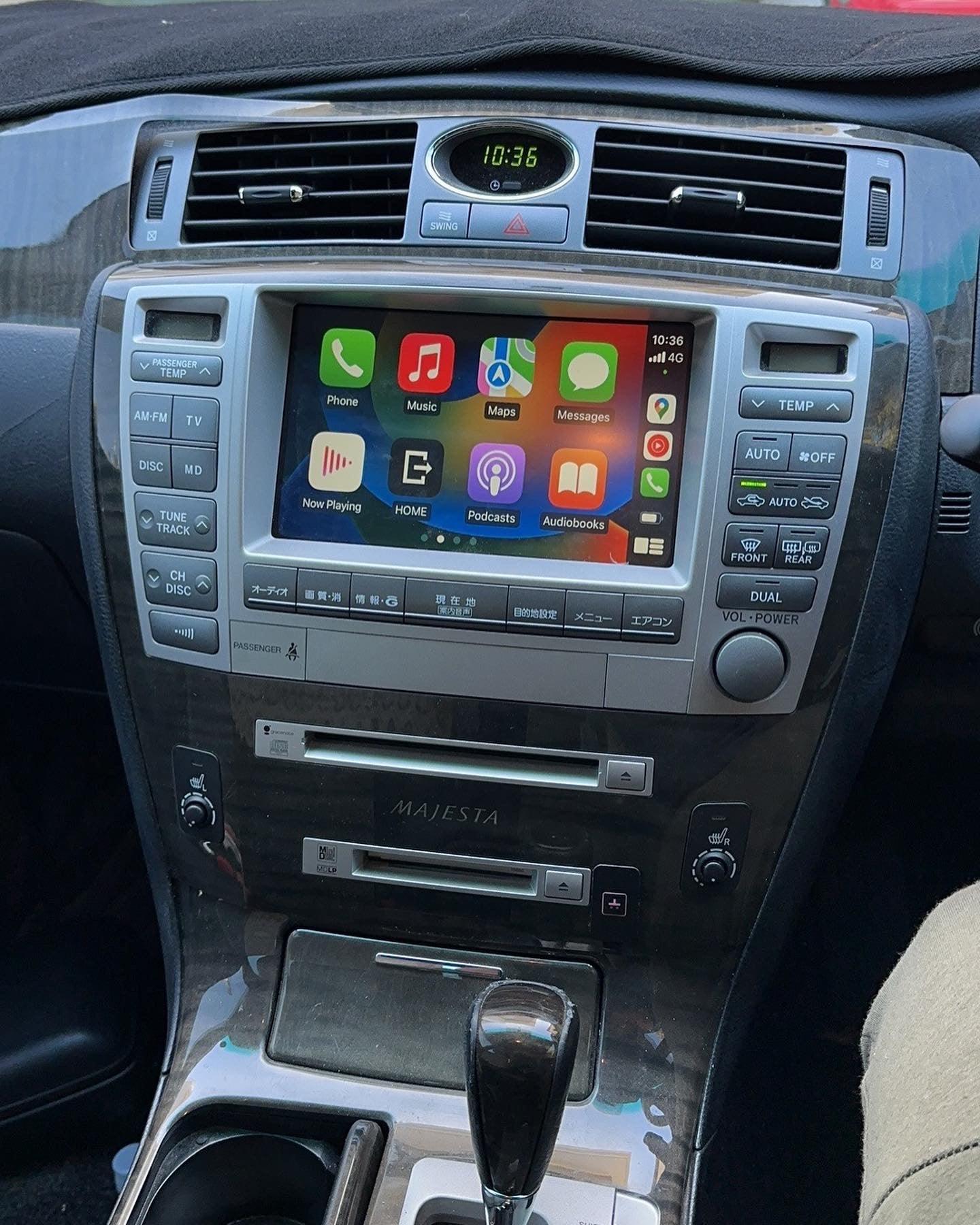 CrownFocus 2006-2007 Toyota Crown Majesta UZS186s2 wireless Apple CarPlay Integration kits - CrownFocus