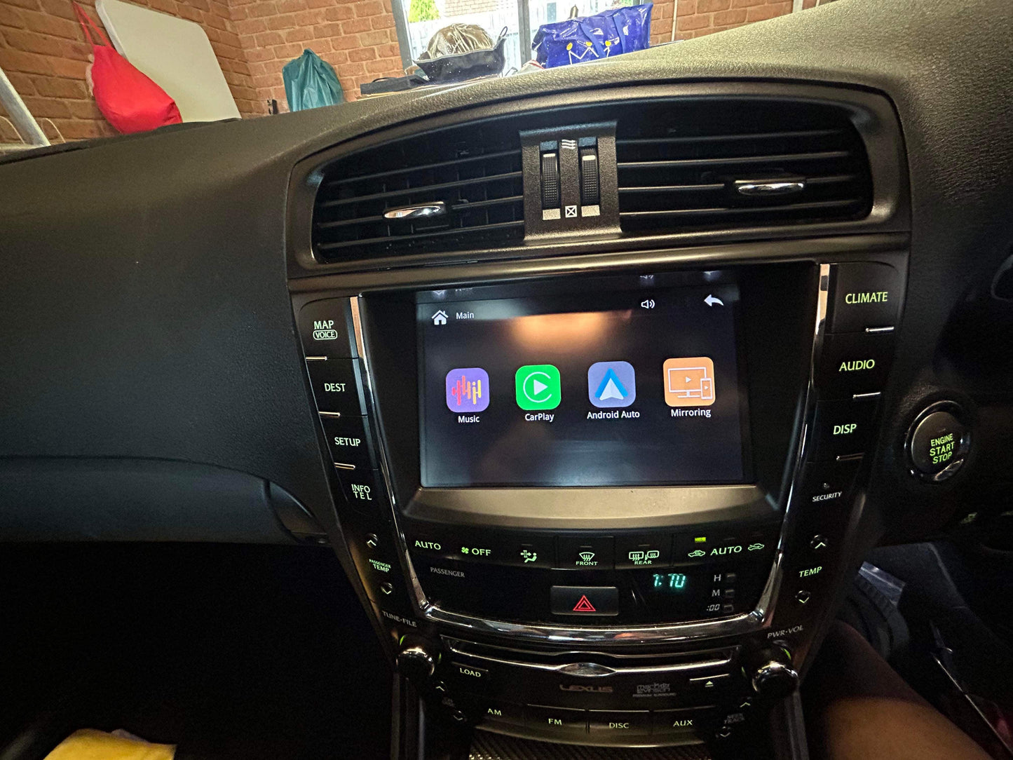 CrownFocus 2006-2008 Lexus IS/ISF/JDM ISF OEM Wireless Apple CarPlay & Android Auto Integration Kits - CrownFocus