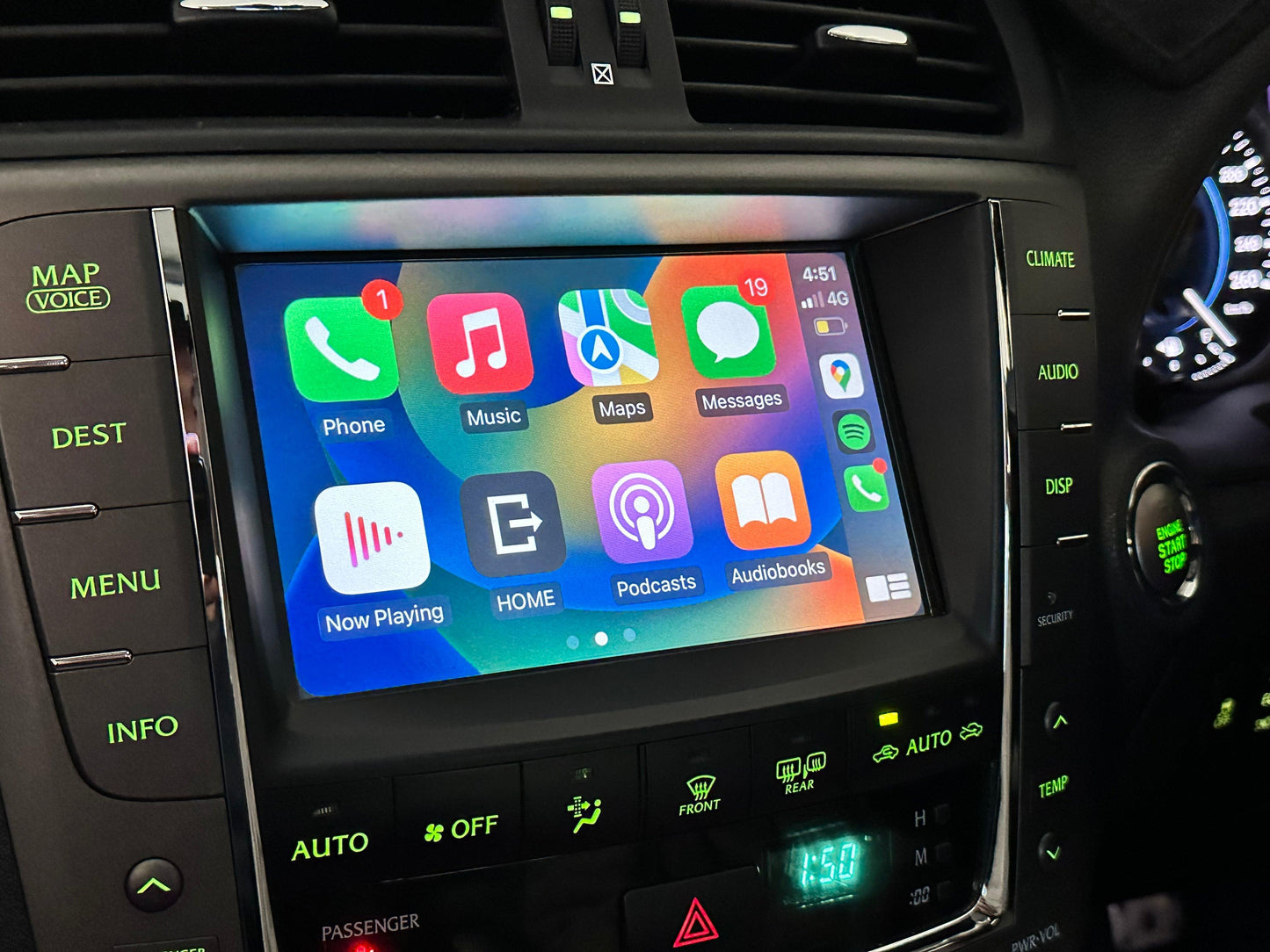 CrownFocus 2006-2012 Lexus IS/ISF Factory Wireless Apple CarPlay & Android Auto Integration Kits - CrownFocus