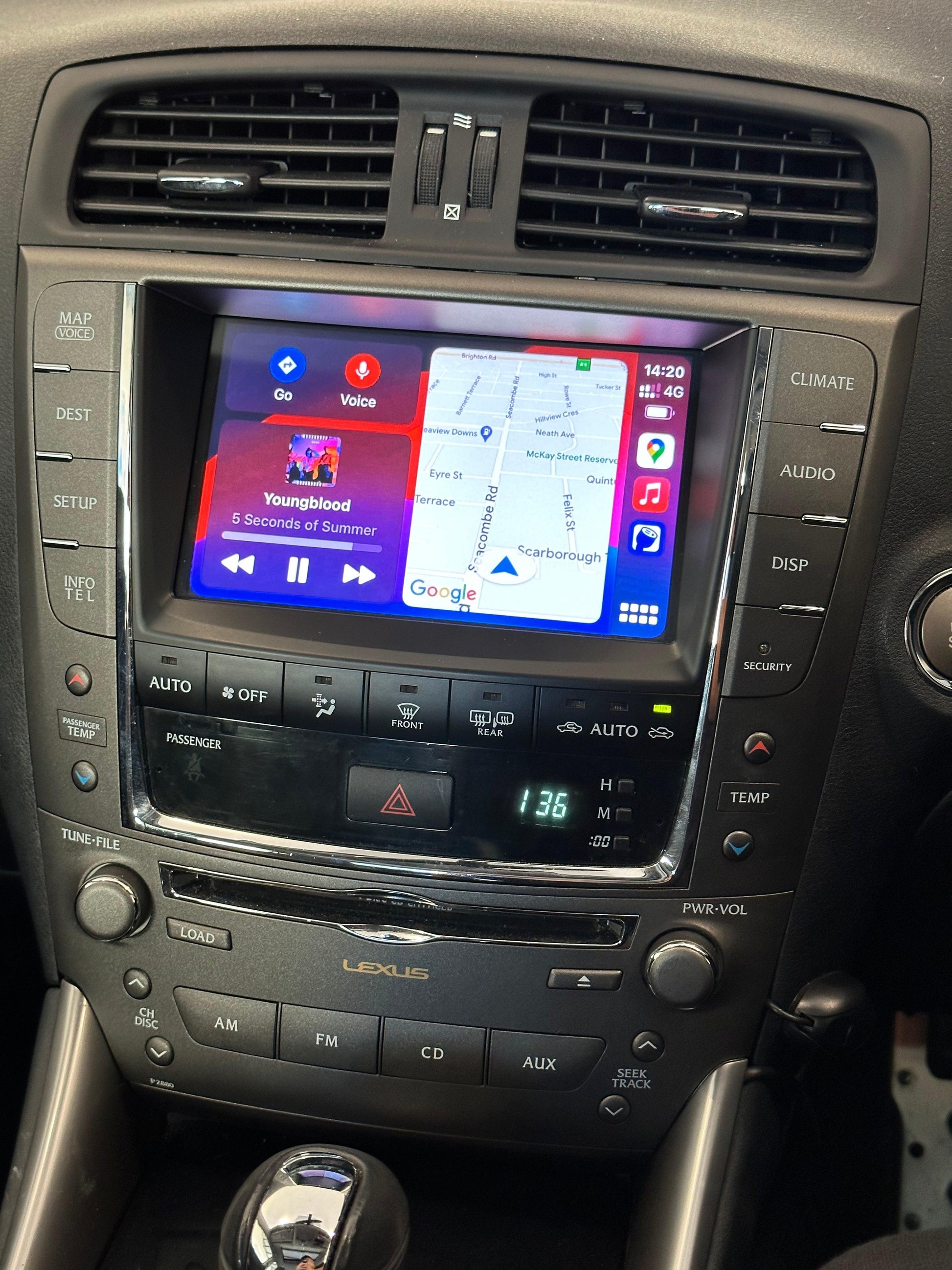 CrownFocus 2006-2012 Lexus IS/ISF Factory Wireless Apple CarPlay & Android Auto Integration Kits - CrownFocus