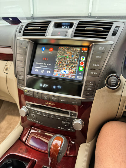 CrownFocus 2006-2012 Lexus LS OEM Head Units Wireless Apple CarPlay & Android Auto Integration Kits - CrownFocus