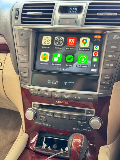 CrownFocus 2006-2012 Lexus LS OEM Head Units Wireless Apple CarPlay & Android Auto Integration Kits - CrownFocus