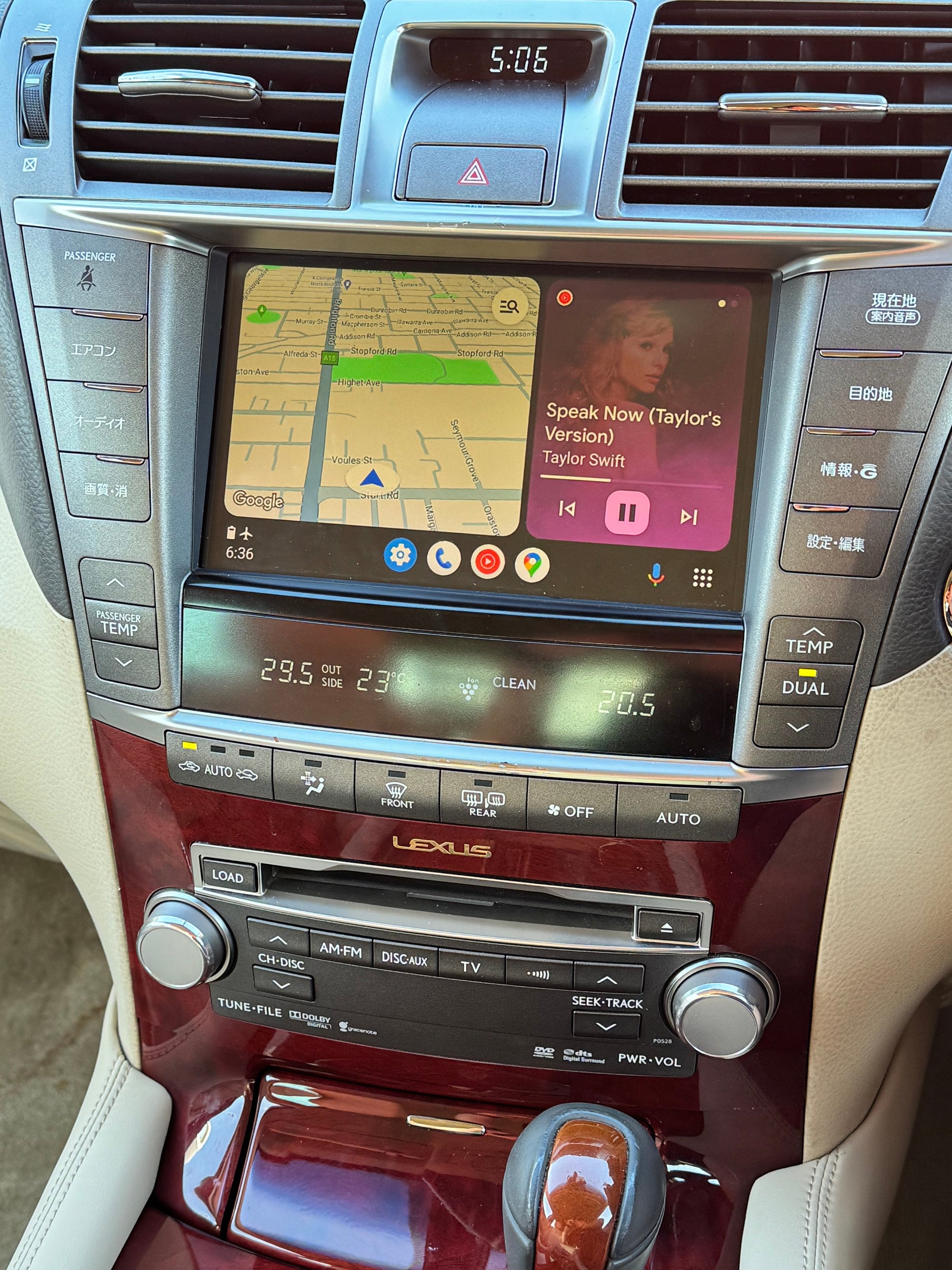 CrownFocus 2006-2012 Lexus LS OEM Head Units Wireless Apple CarPlay & Android Auto Integration Kits - CrownFocus