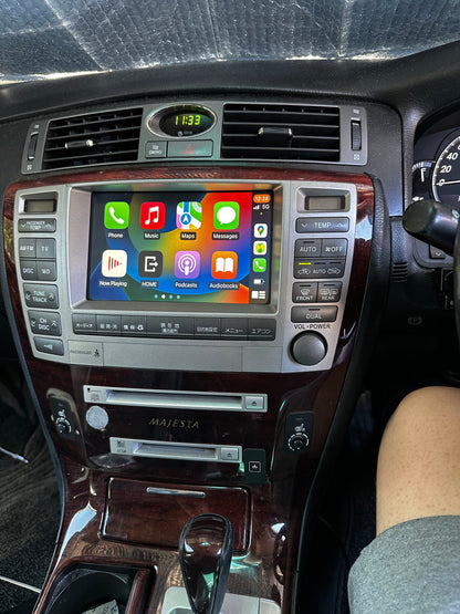 CrownFocus 2004-2006 Toyota Crown Majesta UZS186s1 wireless Apple CarPlay Integration Kits - CrownFocus